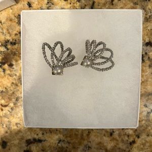 Alexis Bittar silver post earring - perfect condition